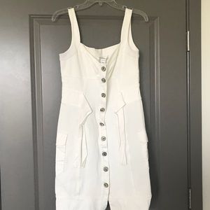 DVF sun dress with marble buttons